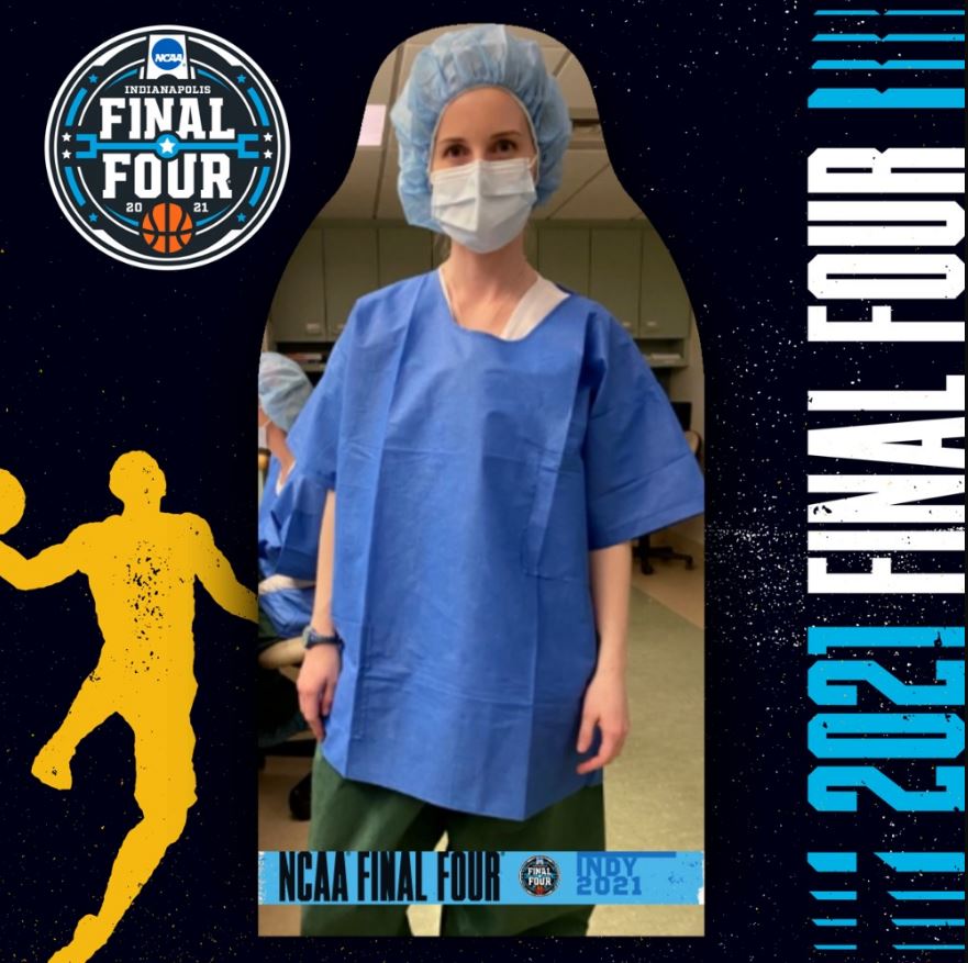 HofstraPride's tweet photo. We are honored to showcase these four #Hofstra heroes at the @marchmadness Final Four. We are so proud of these members of the #HofstraFamily!

Niki Williams-@HofstraWBB 
Micaela Gallagher-@HofstraFH1 
Allen Zagoren-@HofstraMLAX 
@Jasonvpasion-@HofstraTennis1 

#RoarWithPride https://t.co/dI6TW5RLet