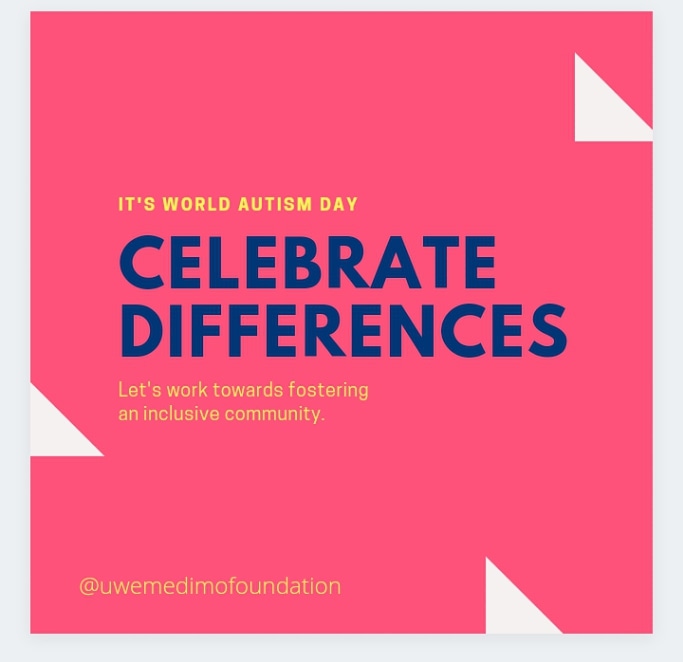 Uwemedimo_f's tweet photo. @uwemedimofoundation joins the international community and individuals around the world to #litghtitupblue to celebrate people with Autism and those who support them. 
#AutismAwarenessWeek #AutismAwareness https://t.co/7fIes4BCAS