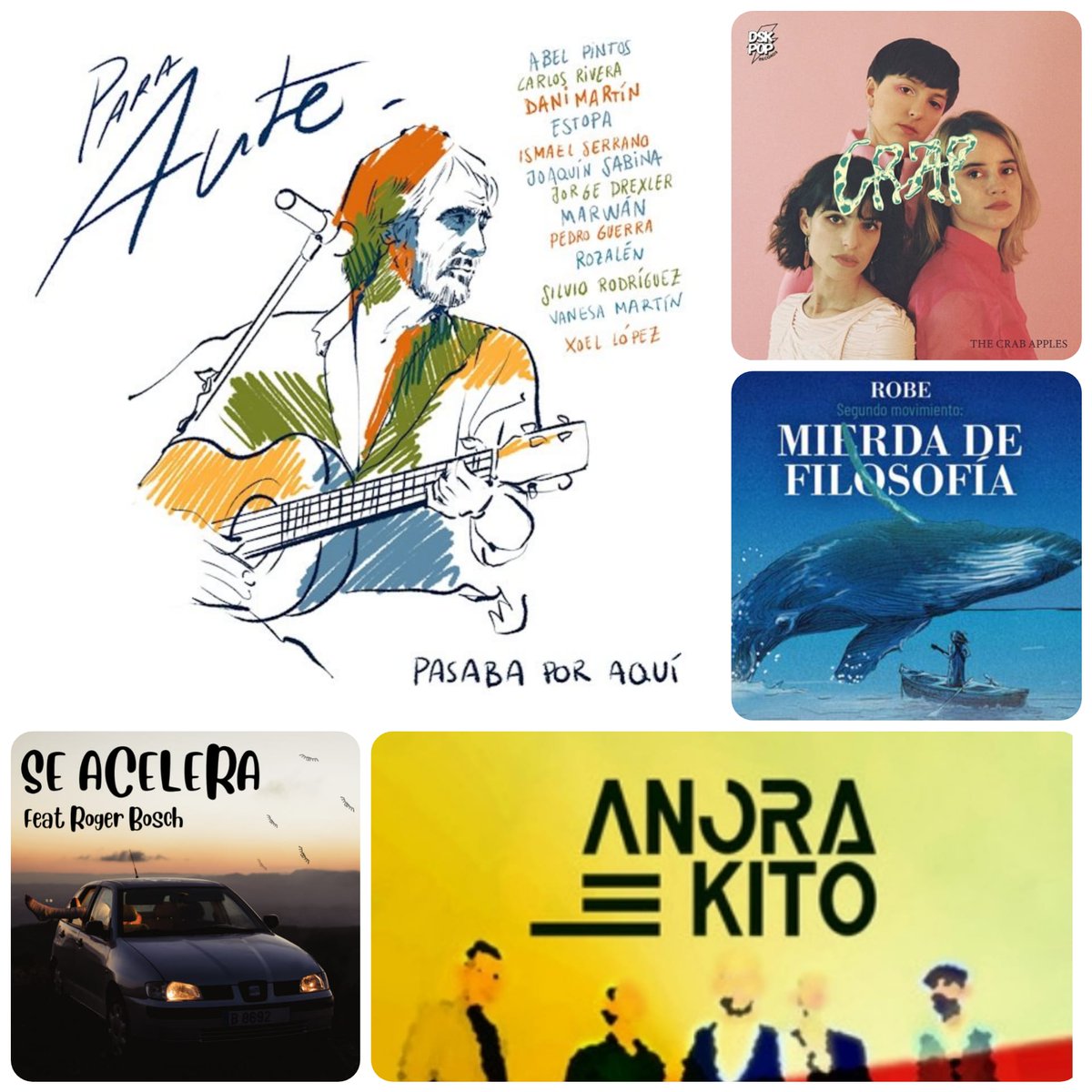 RadioMARCA's tweet photo. 🎼 Aquí #LaAlternativa con @Escarabajano 

🎤 Hablamos con @GoteleBand y @DPeje de @VibraMahou 

🎧 Escuchamos #ParaAute, @Robe_Extremo, @thecrabapples, @AnoraKito y @buhosoficial FT #RogerBosch

🕺 Recomendación de @elyellamusic 

👉 Pincha AQUÍ https://t.co/OnZsfv8QQ2 https://t.co/f8m0AMNwPc