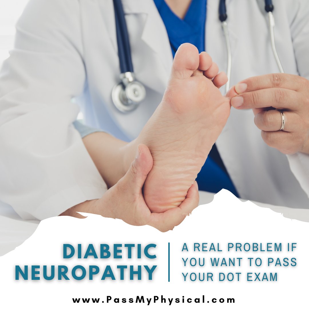 PassMyPhysical's tweet photo. Diabetic neuropathy can be a problem because it affects the body’s sensory and motor nerves. Doctors must evaluate the sensory modalities of the feet, toes, fingers, and hands for signs of peripheral neuropathy.

https://t.co/iS4Oau5C4O https://t.co/06s9NDnrxG