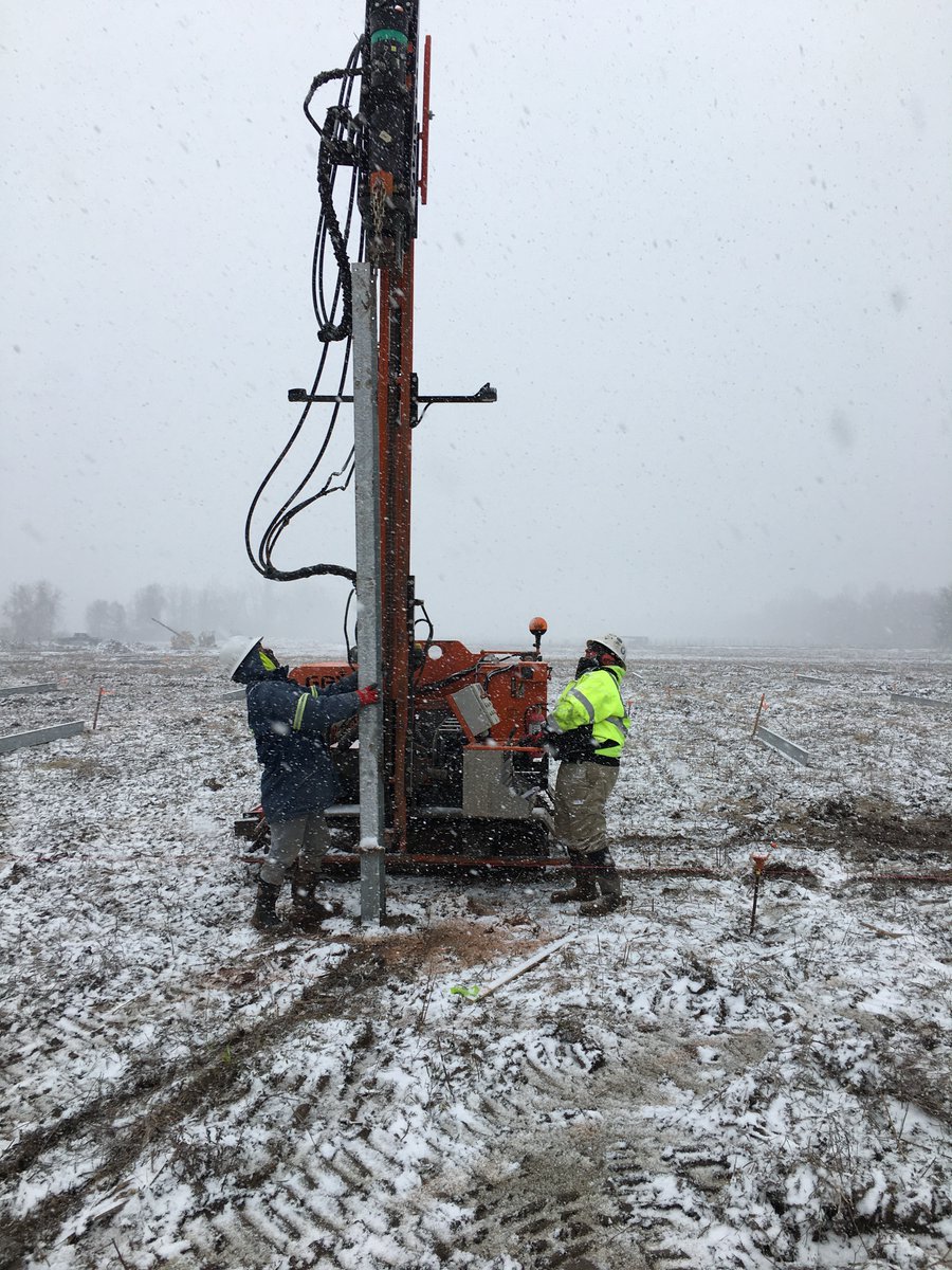 Sunstall's tweet image. #solarpiledriving It's not as easy as some people think it is - you need the right #solarpartners to get the job done - especially given the boom we are facing. #Sunstalling the future - that is what we do!