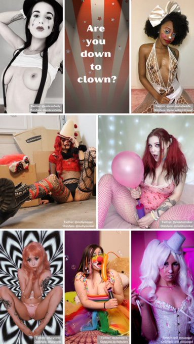 I had so much fun with the clown stuff yesterday thank you for including me!! 🤡❤️ Please follow all the