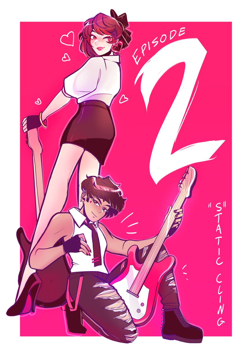RedLoveRiot's tweet photo. Just one more day until we premiere episode two!!! We can't wait to share it with you all! We'll be premiering it at 3:00pm EST!🎸💥❤️ https://t.co/5IYlnXOhjU