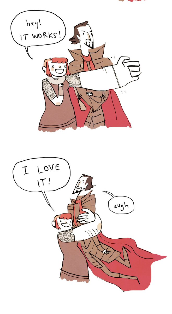 apparently I made a part 2 of Nimona's first Christmas special that I never finished?? It's so cute why didn't I finish it 