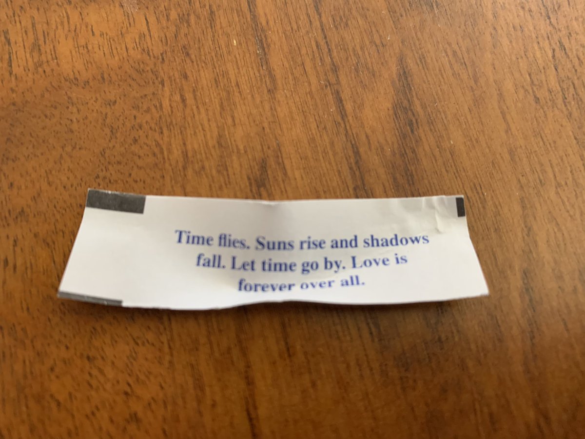 Calm down fortune cookie. This seems a little personal.
