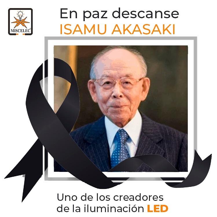 miscelecmx's tweet photo. Q.E.P.D #ISAMUAKASAKI 
#ILUMINACIONLED #LED https://t.co/wz6jAkvBNI