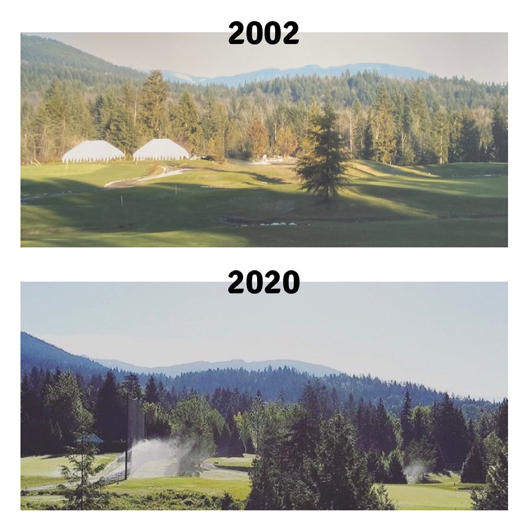 cedarridge9500's tweet photo. What a difference 18 years can make!!!!  

#flashbackfriday #wheregreatgolfbegins #missionbc #golfbc #golfcourse https://t.co/In68bfGOZd