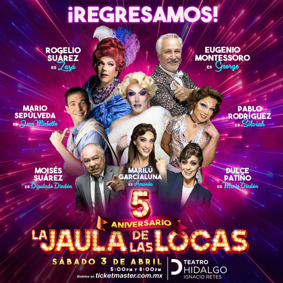 Regresa #LaJaulaDeLasLocasMX al teatro!
El publico es muy importante, y te cuidarán con extremas medidas de sanidad!
No olvides tu #cubrebocas 😉😷

Felicidades a todos mis compañeros y a <a href="/juantorres_tdp/">Juan Torres</a> productor de este musical! 👏🏼👏🏼👏🏼