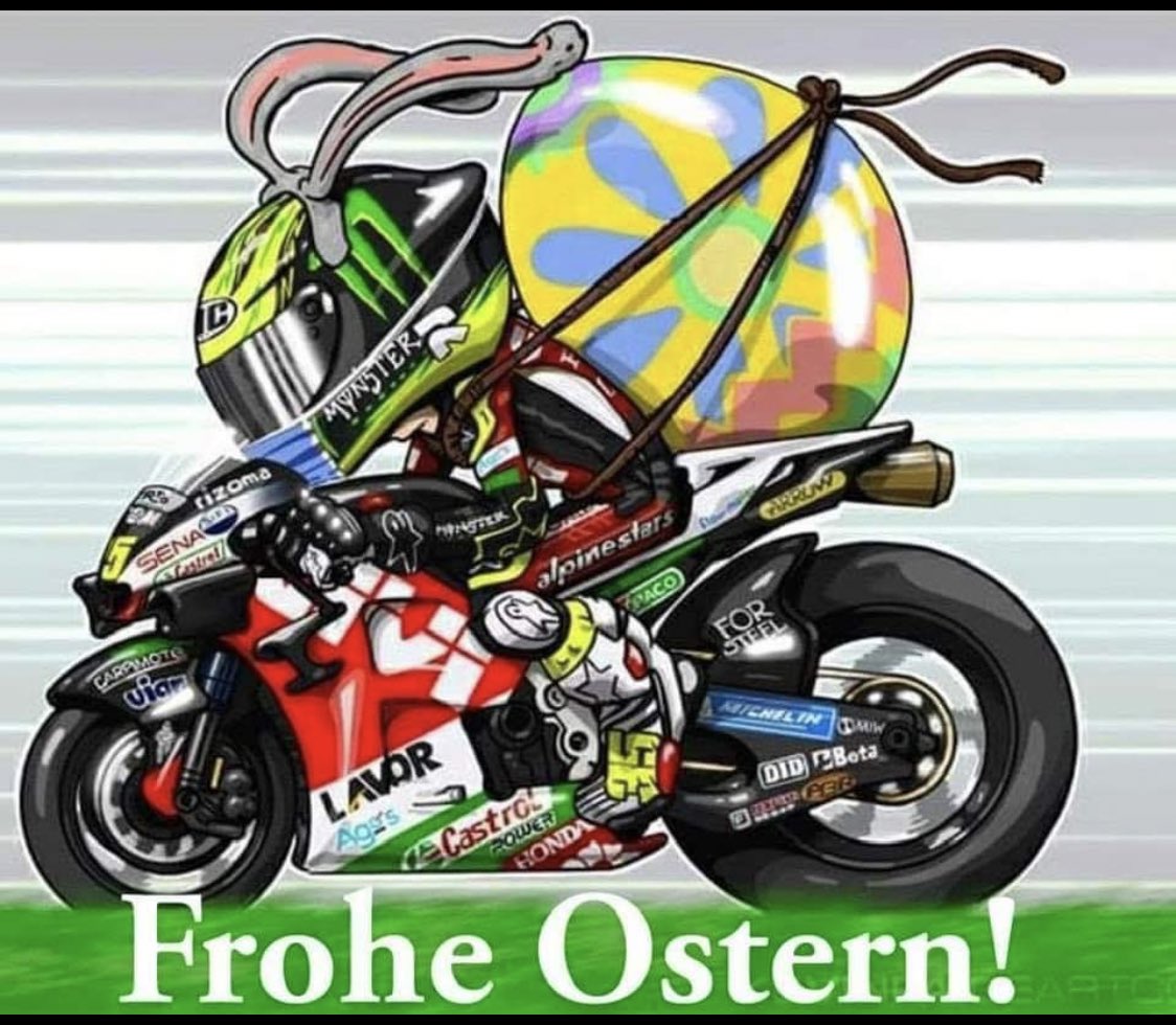Süss Mond Verlängern frohe ostern motorrad Herzlich willkommen Anfänger