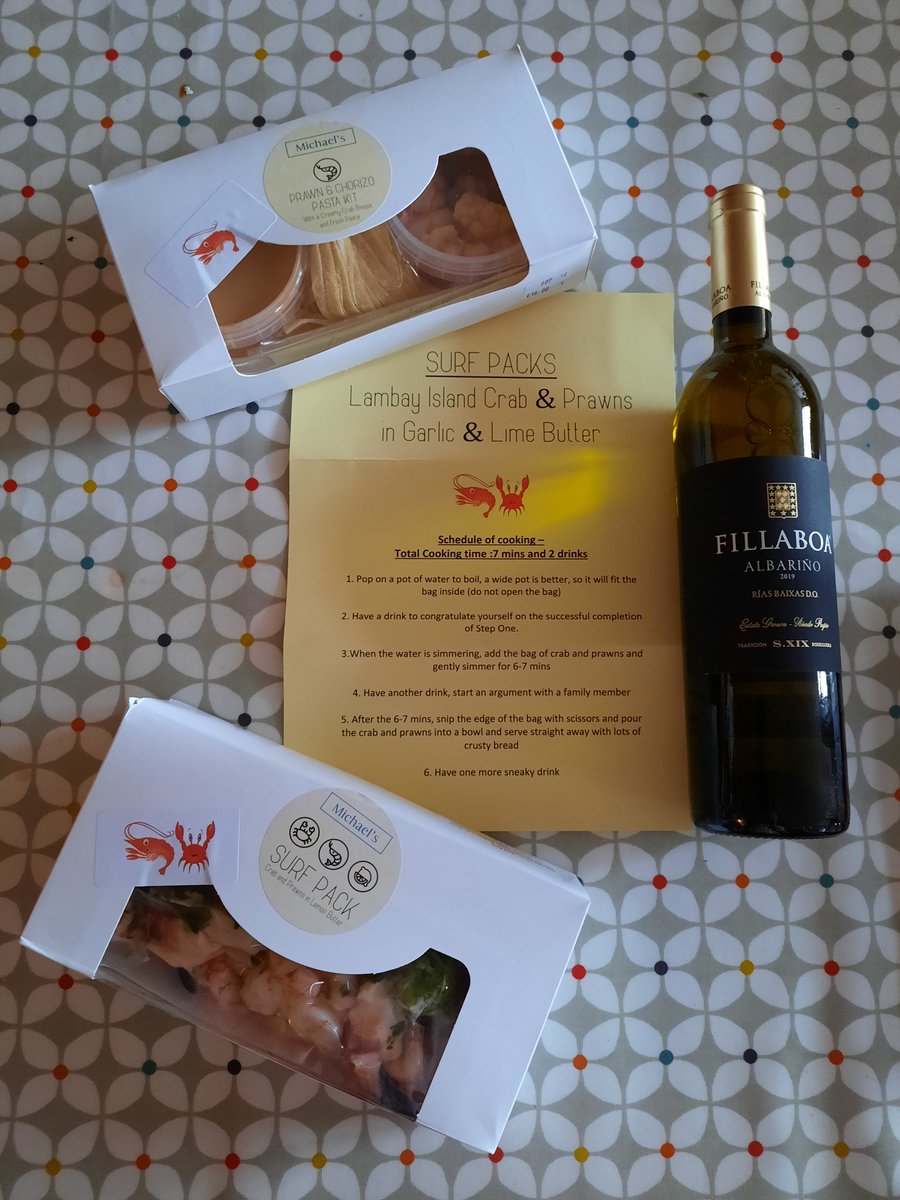 Liam3494's tweet photo. Well it's Good Friday, so bit of seafood tonight, thanks to Gaz and team @MichaelsCoDub. Nuce bottle if #albarino from @WinesDirect to go along with it. @RussellVine1981 @pietrosd @WineMan147 @jimofayr @7MikeCollins6 @ArdenPaul4 @siobhanmchugh82 @Sinead_Smyth_ @jules_mahon https://t.co/MsTtQ6sKTH