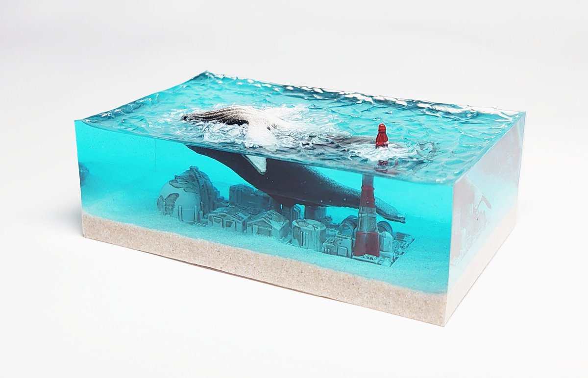 安いそれに目立つ 海のpcモニターデスク レジンアート 木製 エポキシ樹脂 ふるさと納税