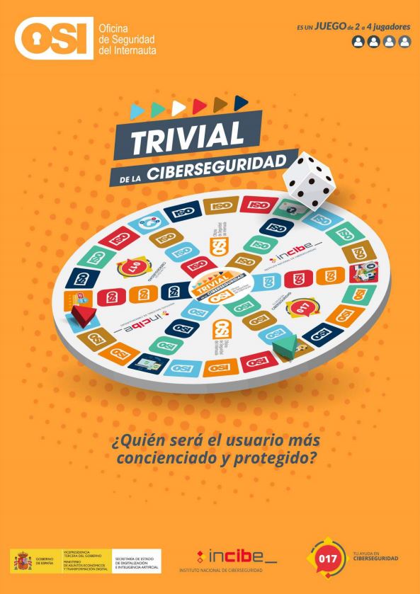 INCIBE's tweet photo. Esta Semana Santa juega al #TrivialDeLaCiberseguridad de @osiseguridad y demuestra que eres el que más sabe sobre #seguridad en dispositivos, #RedesSociales, #fraudes online... ¿Quién será el usuario más concienciado y protegido de casa?

🎲 Descarga https://t.co/ExlhHITTJP https://t.co/82TrAeV607