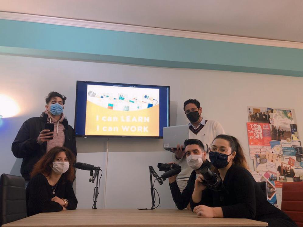 IVEA_project's tweet photo. #IVEA project partners from @InterMediaKT also took part in @AutismEurope's "I can LEARN. I can WORK." campaign by showing their skills! 

#AutismDay2021 https://t.co/bqvlK0fKLS