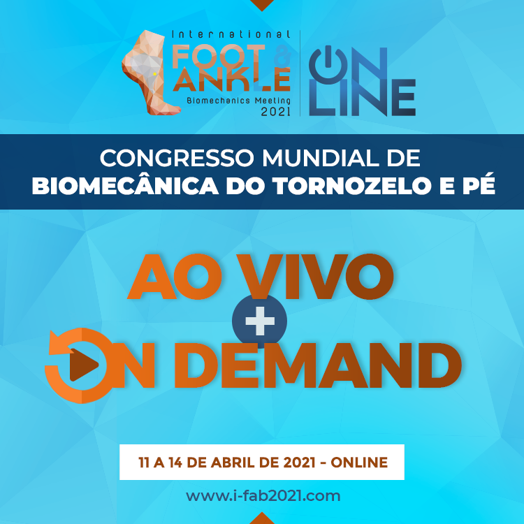 Durante o i-FAB 2021 Online você terá a oportunidade de assistir ao vivo e quando quiser os maiores especialistas mundiais da biomecânica do tornozelo e pé! 👣🏃‍♀️🏃

👉 i-fab2021.com/registration

👉 O evento acontece de 11 a 14 de abril, de forma online.

#fabman #ifab2021