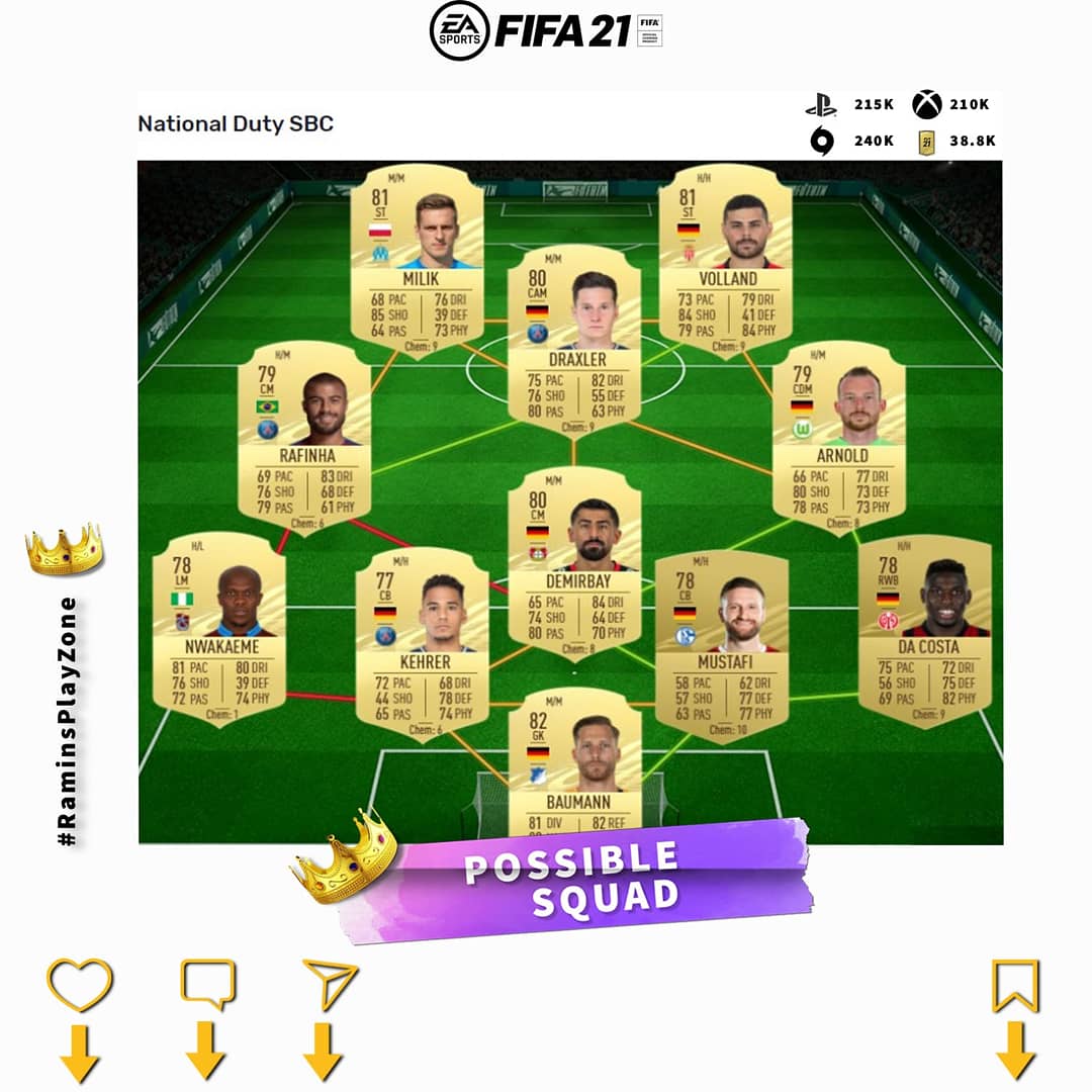 iamraminkhan's tweet photo. Hopefully, this guide has given you everything you need to know to complete IHEANACHO SBC
#FIFA21 #fut21 #easportsfifa #easports #FUTBirthday #fifasbc #premireleague #Bundesliga #LaLigaSantander #Messi #Ronaldo #championsleague #raminsplayzone #fifaobjectives #fifasolution https://t.co/lxeBI5exFi