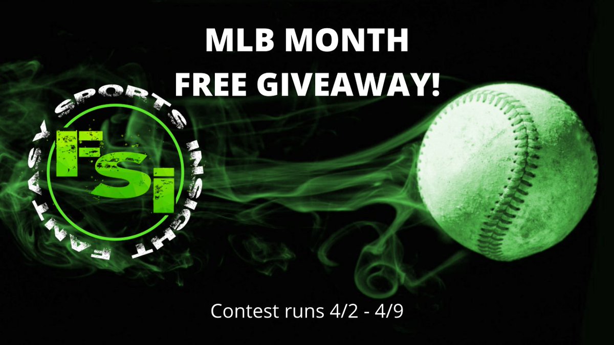 FSi_DFS's tweet photo. #FREE MLB Month Premium #DFS Content! https://t.co/jPrmBAXYMh #giveaway #win https://t.co/EiePmcKMse