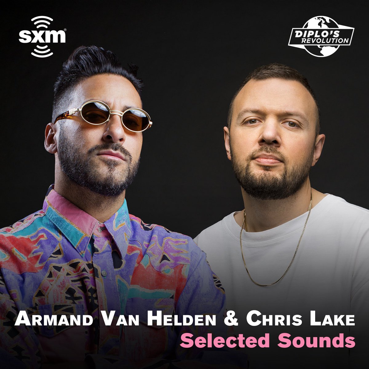 SiriusXMElectro's tweet photo. 🚨 7pE @chrislake x Armand Van Helden take over with their #SelectedSounds Ch52 @diplo’s revolution https://t.co/YLXEBQJBz7