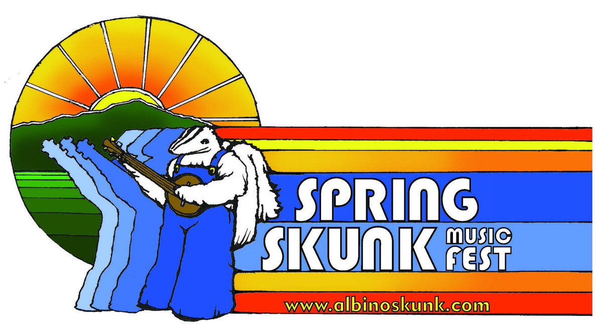 SpringSkunk Music Fest is May 13-15, 2021 albinoskunk.com/tickets