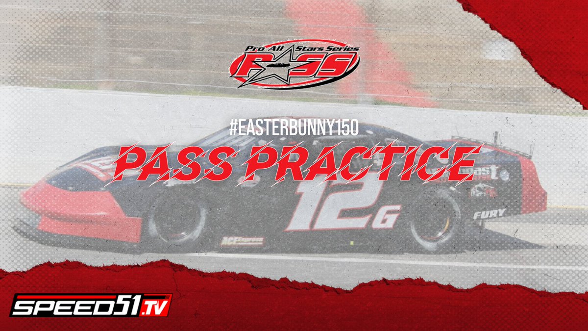 .@DerekGriffith12 was fastest in today's first @PASSSLM14 practice session for the #EasterBunny150 at @hickoryspeedway. 📺: s51.tv/easterbunny