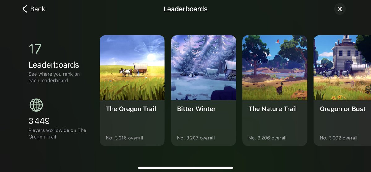 Some really nice UI and transitions for Game Center in the new Apple Arcade games!