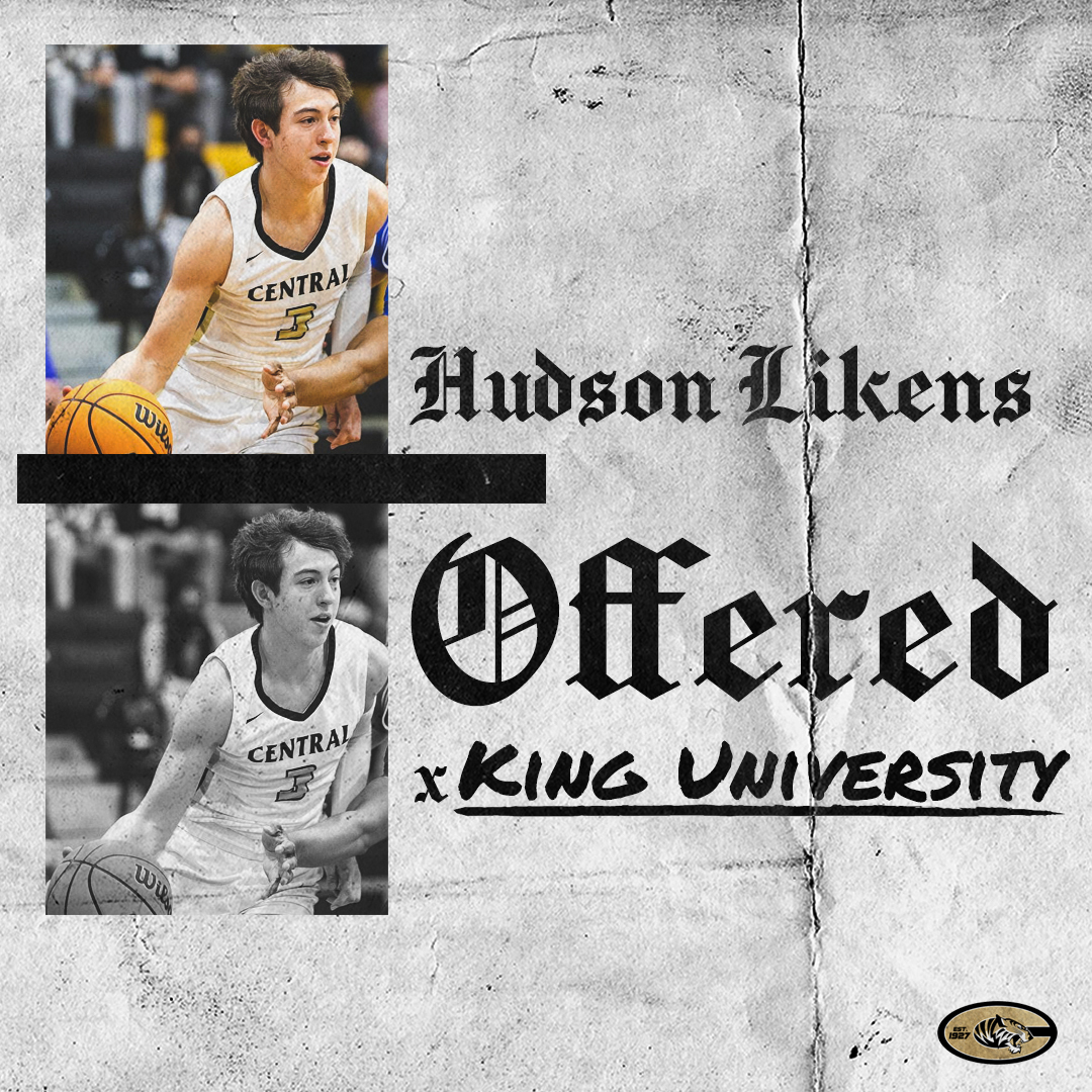 Little Rock Central Basketball (@lrcentralhoops) on Twitter photo Class of 2021 guard Hudson Likens (<a href="/LikensHudson/">Hudson Likens</a>) has been offered by NCAA D2 King University (@KingUHoops) in Bristol, TN 👏 Class of 2021 guard Hudson Likens (<a href="/LikensHudson/">Hudson Likens</a>) has been offered by NCAA D2 King University (@KingUHoops) in Bristol, TN 👏