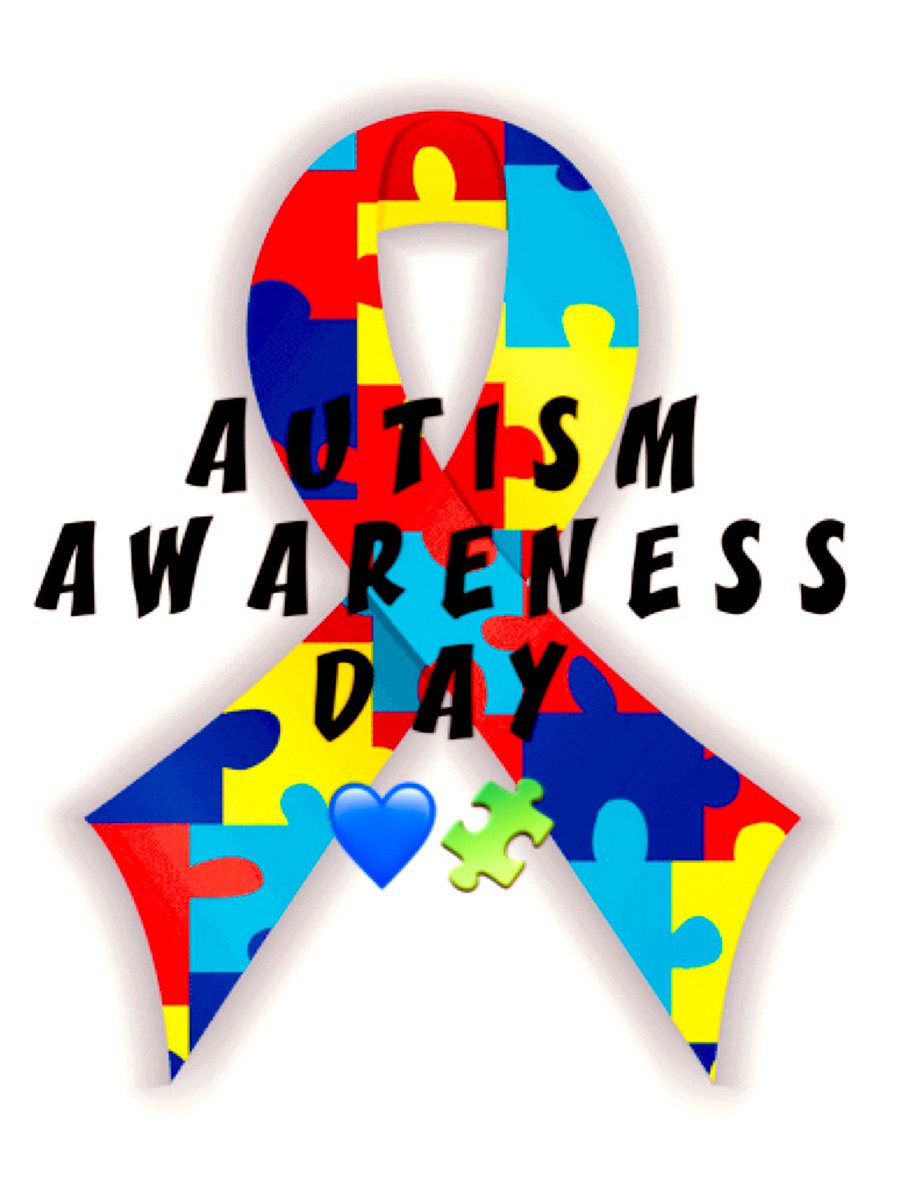 MissMignone's tweet photo. Happy #WorldAutismAwarenessDay ! Don’t forget to show your #support and wear your blue! ☺️🙌🏻#AutismAcceptanceMonth #AutismAwarenessDay 💙#AutismAwareness 🧩 https://t.co/aENl5WwBeE