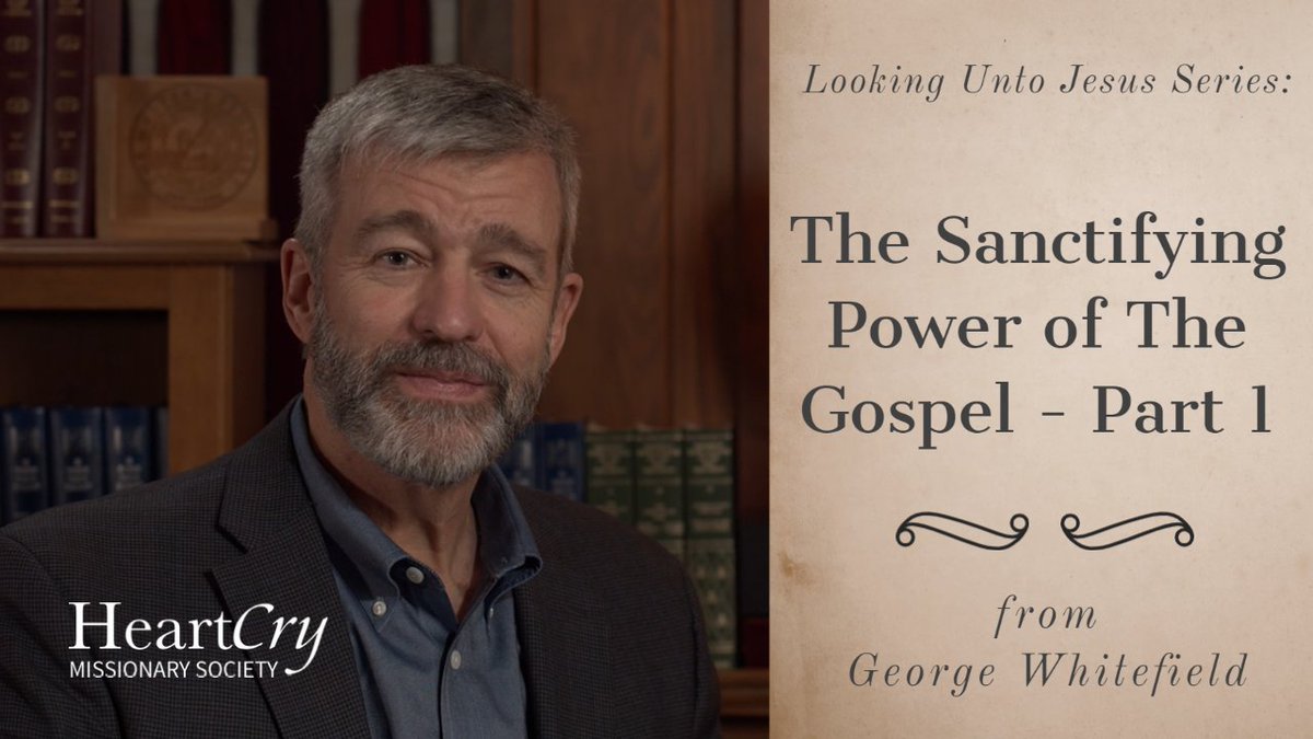 HeartCryMission's tweet photo. The Sanctifying Power of the Gospel | Ep. 18 - Looking Unto Jesus -
This episode is available now on our Youtube channel.
https://t.co/m7A874fDKT
#paulwasher #readoldbooks https://t.co/ppaJubkfWQ