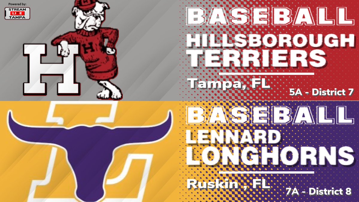 StreamLiveTampa's tweet photo. 🚨GAMEDAY⚾️⚾️⚾️

@BIG_REDBASEBALL 
                🆚
@LennardBaseball 

🗓Saturday - 4/03/21
⌚️1:00pm EST.
📍@LennardHigh 
🖥 #StreamLiveTampa 🔴LIVE
Facebook|YouTube|Twitter|Twitch 
Share-Subscribe-ReTweet-Like https://t.co/uYPomjqSPQ