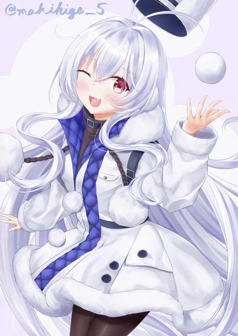 #見た人も無言で白髪美少女貼れ
#アズールレーン 