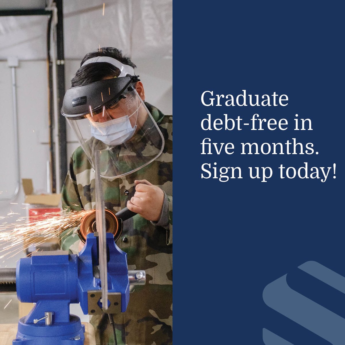 Today's the last day to sign up to get a full-tuition scholarship for our Advanced Manufacturing program. Don't miss out on this great opportunity! Visit skilledkc.org/about-us/conta…