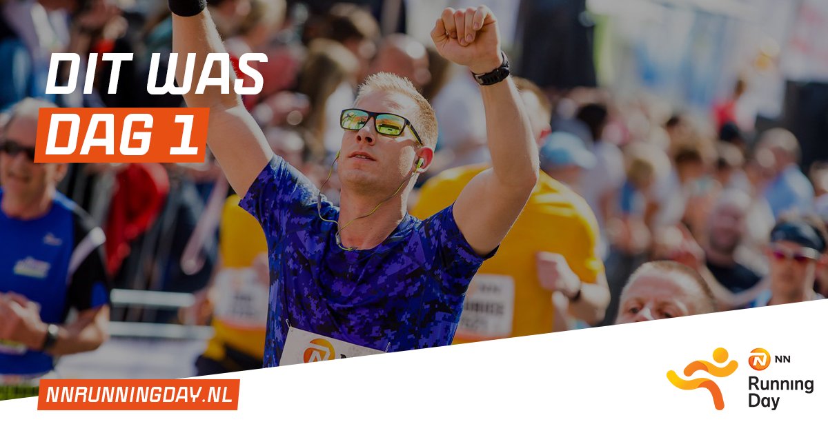 Dit was dag 1. Wat zijn er geweldige prestaties neergezet. Time to relax! 🙌 

👉 Meld je gratis aan via nnrunningday.nl

#NNRunningDay #youneverrunalone #DeMooiste #NNMarathonRotterdam