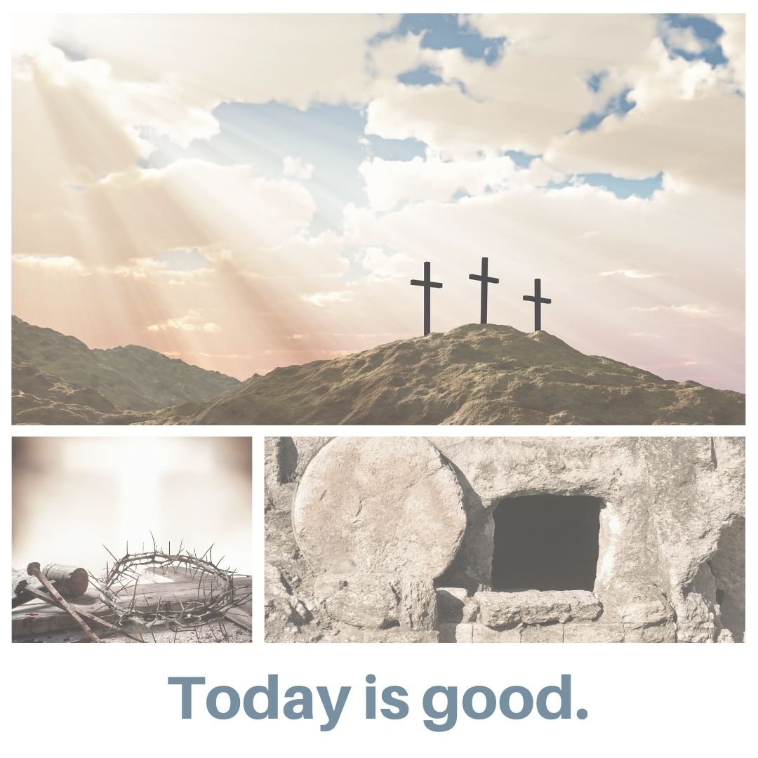 We call today Good Friday, not because the events of the day were good but because they made a way for the best event ever. 
.
Through his life, crucifixion, and resurrection, Jesus invites us to share in his victory over death. 
.
What could possibly be better than that?