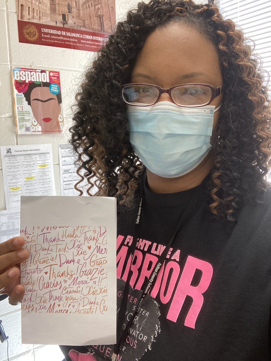 SraBrock's tweet photo. I means the world when your teammates show love and appreciation! @CLWilliamsEdu you went above and beyond!! #PBISKindnessWeek #FCSZone3PBIS https://t.co/DVAeDmh9vv