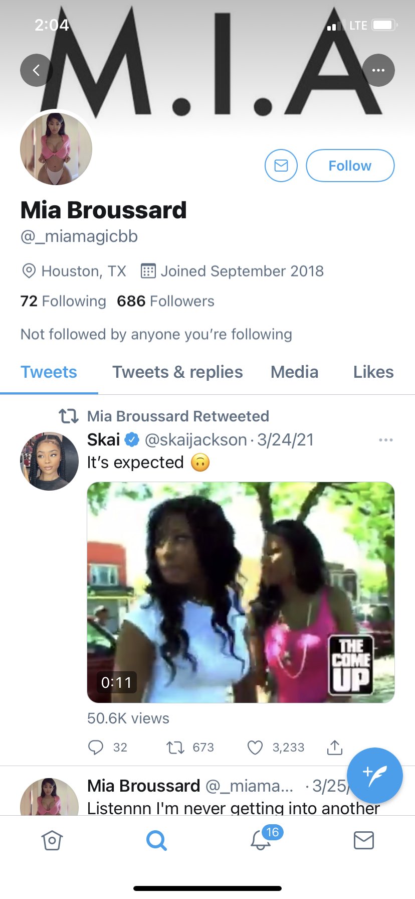 Mia 🔥 on Twitter "This IS NOT MY TWITTER. Y'all bitches are weird 😑