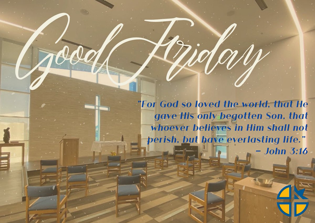 CristoReySV's tweet photo. As we celebrate Good Friday, let us remember that we have been blessed with eternal life because Jesus died for us today. May you embrace one another and this gift of life 🙏
#cristoreystviator #goodfriday #christhasdied #easter https://t.co/CSMbuHMPfg
