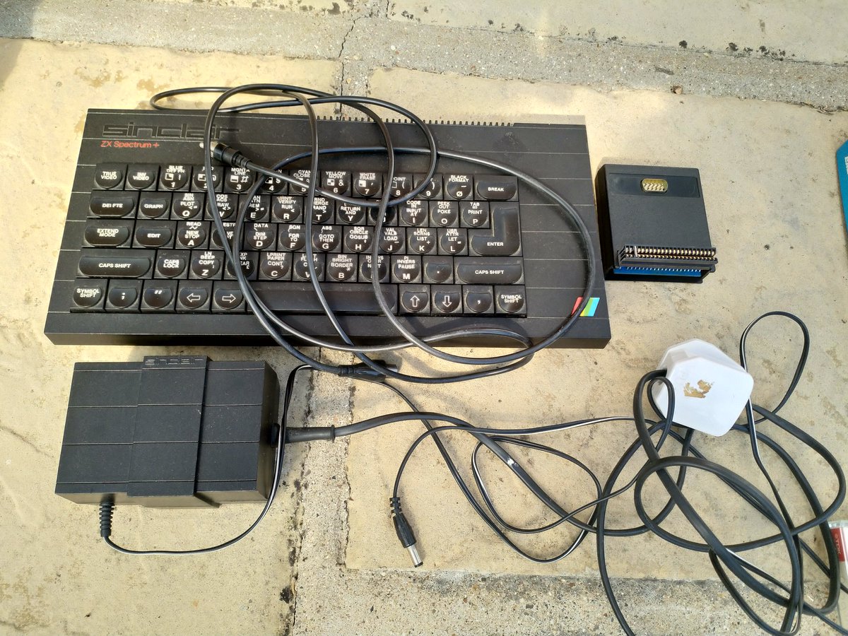 Dug out my Spectrum 48k. Last seen some 40+ years ago.
