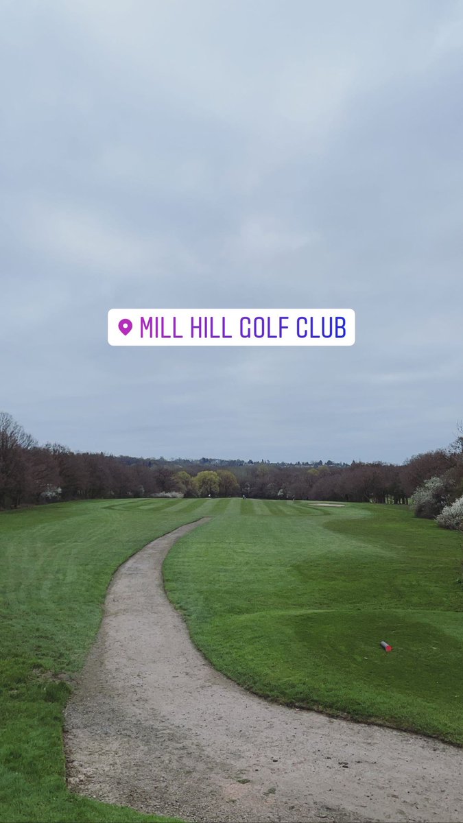 CathalNevin's tweet photo. Great to be back at it. Mill Hill in great shape this morning #millhillgc https://t.co/upvWe4dOke