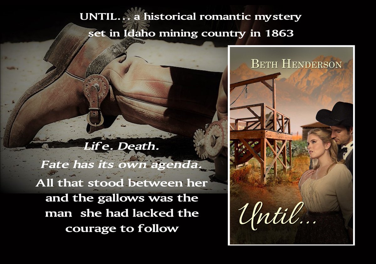 Beth__Henderson's tweet photo. 3 days to the release of UNTIL . . . by, er, moi. Available Monday, April 5th
PreSale Available Now!
#historicalromance #mystery #Idaho #miningcamp
#Kindle https://t.co/jh6kFb649J https://t.co/MG4VJ4ZHX6