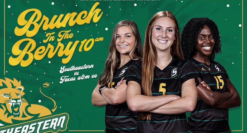 Have <a href="/cfahammond/">Chick-fil-A Hammond</a> brunch on us while supplies last and watch <a href="/LionUpSoccer/">Southeastern Soccer</a> take on the Islanders at 10AM!! 

See you at the Berry 😍⚽️