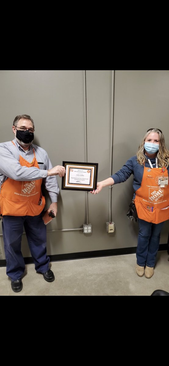 depot2767's tweet photo. Congratulations Jackie on graduating from EDP!!!  We are so proud of all your hard work!!! @depot2767 @bobsaniga @Branden256 @USnaturesbeauty @Mdross66 @kathyraglin840 https://t.co/2m7ncVtxdC