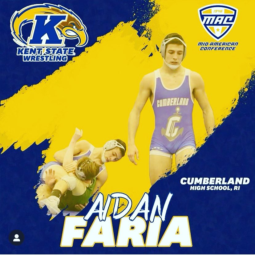 Congratulations to CHS senior captain Aidan Faria! Aidan has committed to D1 Kent State University where he will further his academic and athletic career. Go Blue!