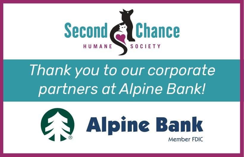 Many thanks to <a href="/AlpineBankColo/">Alpine Bank</a> we so appreciate your support!
