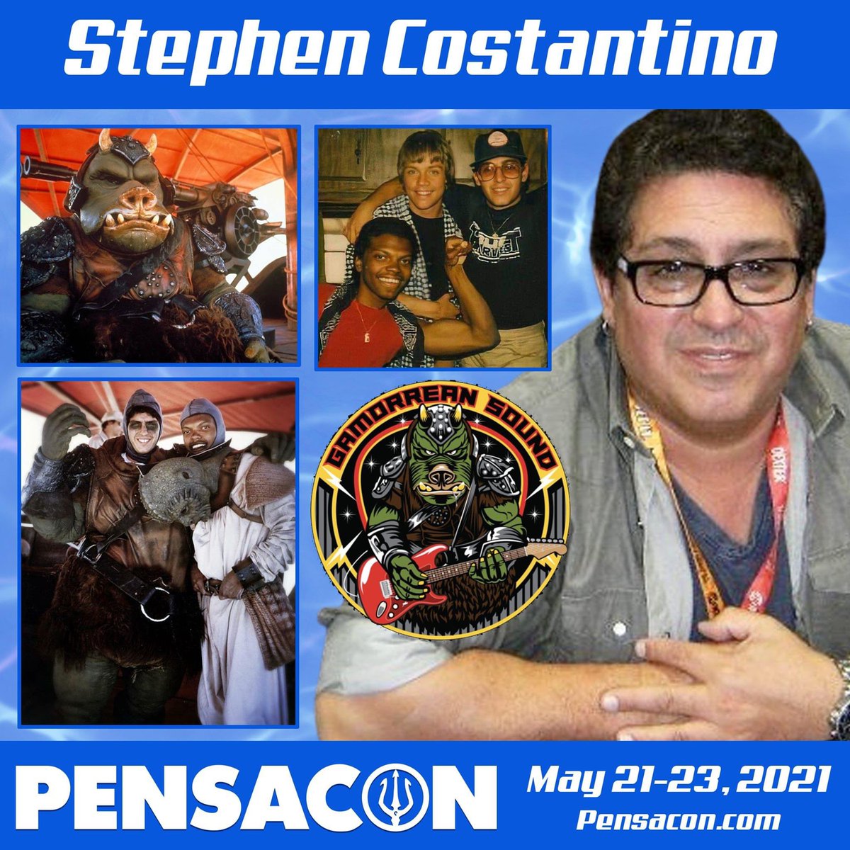 Pensacola, FL - Pensacon is Stephen Costantino’s 1st event with Galactic Productions, LLC &amp; his 1st event in Florida! Let’s give him a big Galactic WELCOME!