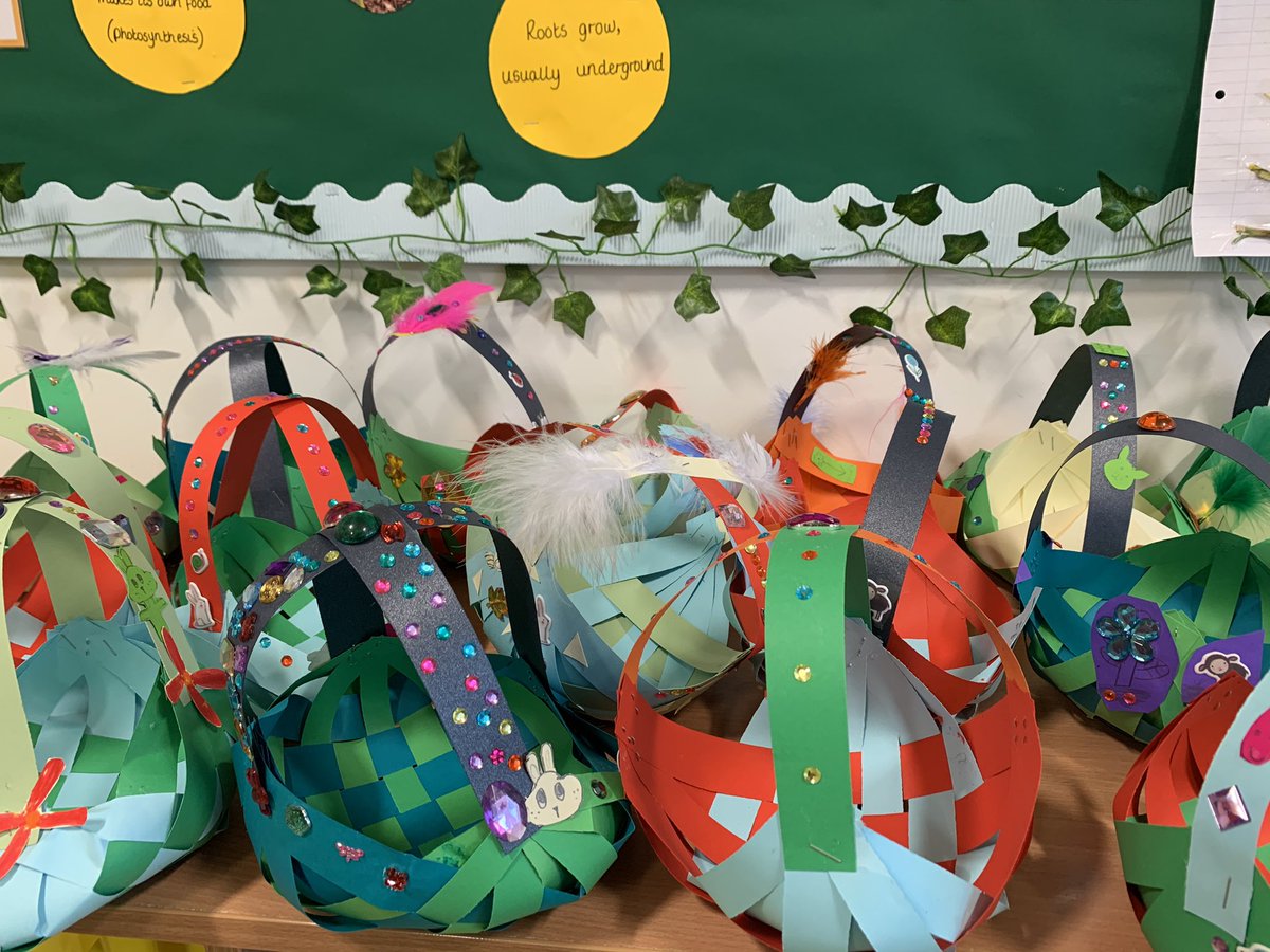 missmmferns's tweet photo. My camera roll is always full of art &amp; craft 😂 Easter baskets turned out cute! https://t.co/pAKoznMhYk