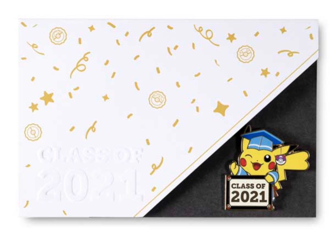 Coleccin Pokmon Graduation 2021 (1/2): Tarjetas y pines.