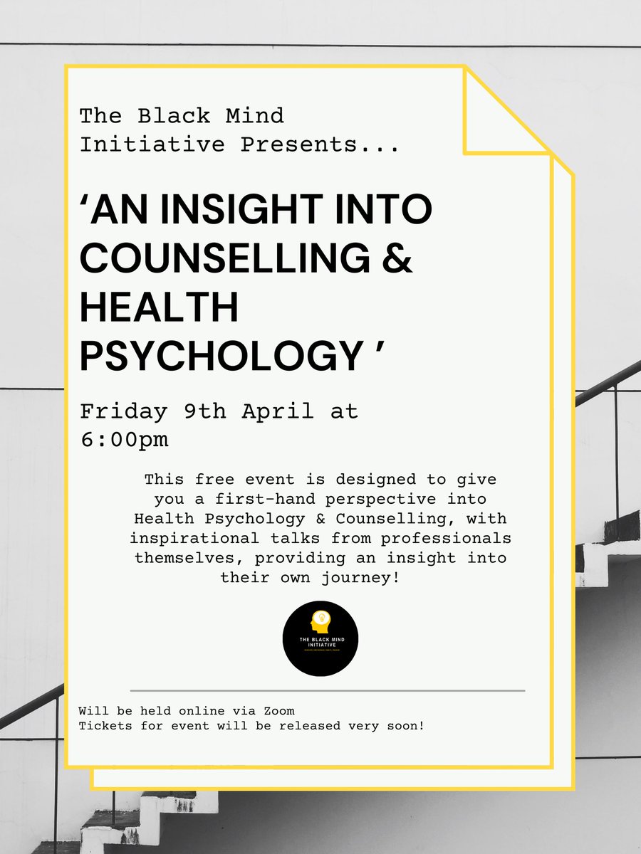 Introducing our first speaker: ZOCH NWAOSU 

If you are interested in Health Psychology and want to hear more about Noch’s inspirational journey, make sure to attend our event! Tickets and more information will be out soon! 

#healthpsychology #tbmi #insightevent