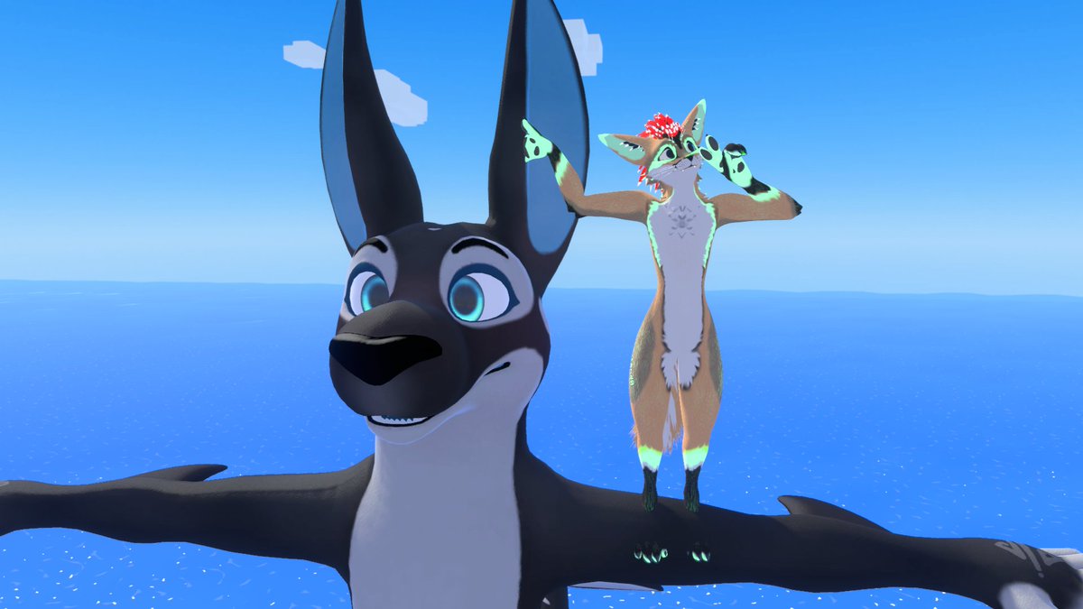 Playtendoh's tweet photo. Feeling kinda small....
#furry #furries #furrys #furrycommunity #furryfandom #furrycharacter #furryart #vrchat #vrchatavatar #Rexouium #twitter #furriesontwitter #giantkangoroo #giant #tinyrex #tiny #small https://t.co/e1bgtnlKwi
