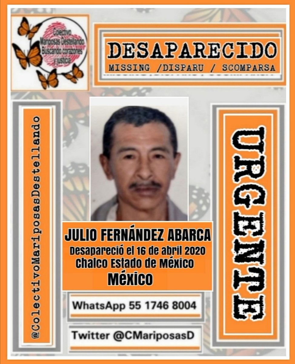 CMariposasD's tweet photo. #AZTECANOTICAS #TELEMUNDO
#NOTICIEROSTELEVISA
#TELEDIARIO
#PFPapoya #pgj #GobiernoDelEstado #PFP #PGR
#CNDH #yositecreo #UnaMenos #CIDH #CDMX #SEDENA #DIF #ProgramadeProteccionaMenores #GuardiaNacional
#NiUnaMenos
#NiUnoMenos
#niunamenos2021
#HastaEncontrarte
@ColectivoMariposas https://t.co/bHFfkD6Zi8