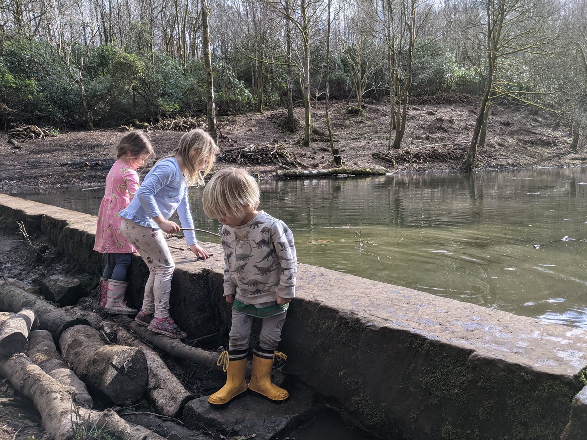 Evbcuik's tweet photo. Finding our tribe, feels good. Pals, nature, woods, dens, ponds. #StayLocal #StaySafe #SeeFriends https://t.co/Sx2bqWf4na