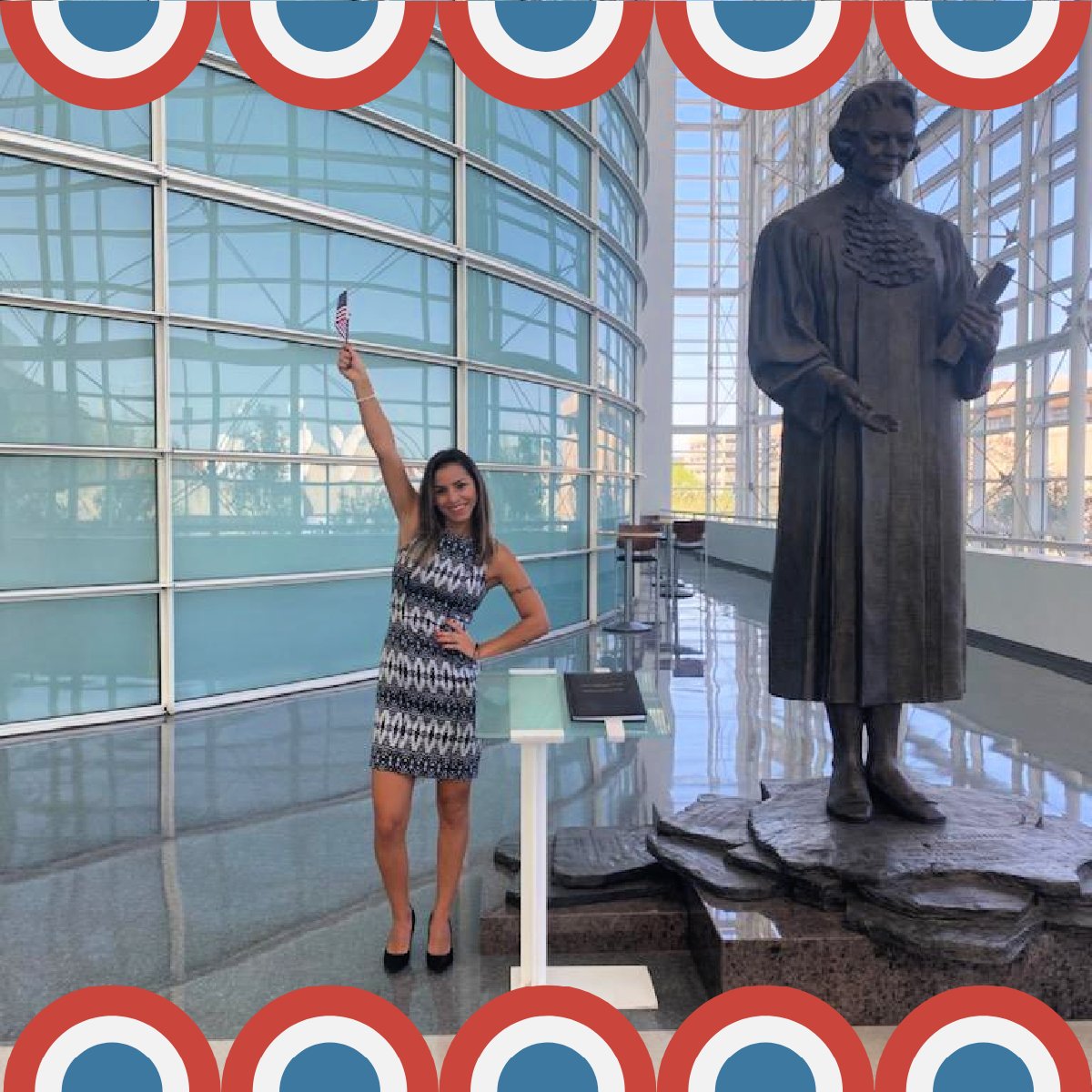 CSCArizona's tweet photo. Help us congratulate our own Lisbeth Arescurenaga, as she became a US Citizen today!!! 🇺🇲🇺🇲🇺🇲 #SoProud of you and everything you do. 💜💜💜
#USA #USCitizen #PeruvianAmerican #SustainedByCommunity #CSCArizona #CancerSupportAZ https://t.co/2T194yBEBz